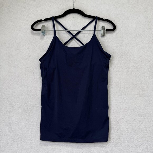 Patagonia Tops - Patagonia Shirt Womens Medium Navy Blue Cami Tank Top Strappy Activewear Yoga